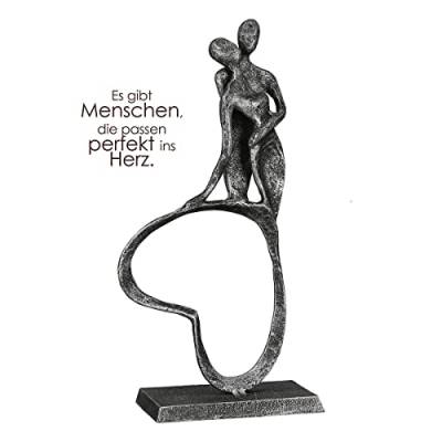 Casablanca - Skulptur, Figur, Dekofigur - Stand by me - antik Silber - 23 x 11 x 5 cm von Casablanca modernes Design