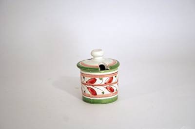 Zuckerdose aus Keramik von Caltagirone von Ceramiche Azzaro & Romano Caltagirone