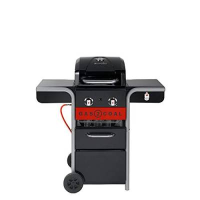 Char-Broil Gas2Coal 210 Hybrid Grill - 2 - Brenner Gas & Kohlegrill , Schwarz von Char-Broil