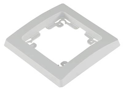 DELPHI 1-fach Rahmen 80x80mm Blende für Steckdosen Schalter Serie I 10 Stück I Weiß von ChiliTec