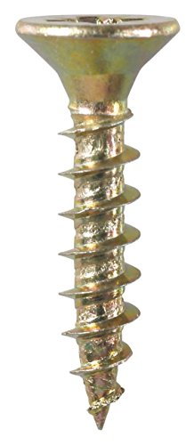 Cogex 85205 Schrauben agglomère PZ Pozidriv, gold, 2 x 4 x 20 mm, 40-teiliges Set von Cogex