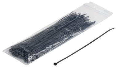 100 Stück Kabelbinder schwarz 3,6 x 250 mm | Kunststoff Kabelbinder zum Befestigen, Montieren oder Bündeln | 1 Pack = 100 Stück von Colorus