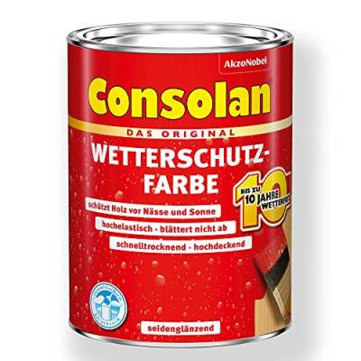 Consolan Wetterschutz-Farbe (5 l, weiss) von Consolan