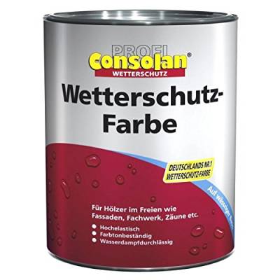 Profi Consolan Wetterschutzfarbe Moosgrün 2,5 Liter von Consolan