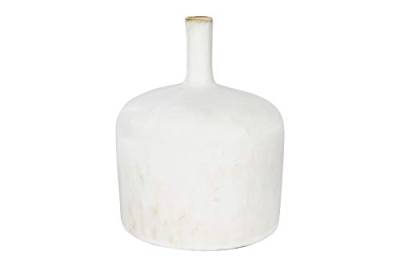 Creative Co-Op Kleine cremefarbene Vasen, aus Steingut, reaktive Glasur, jedes Stück variiert, Weiß von Creative Co-op