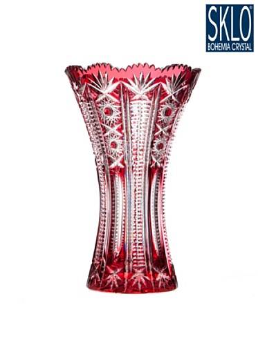 Böhmischen Glas Vase Kendy von Cristal de Bohemia