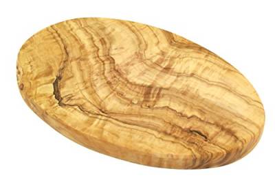 D.O.M. Schneidebrett oval 25 x 15 cm aus Olivenholz von D.O.M. Die Olivenholz Manufaktur