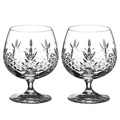 DIAMANTE Brandy- oder Cognac-Gläser – "Buckingham"-Kollektion – 2 handgeschliffene Kristallgläser von DIAMANTE