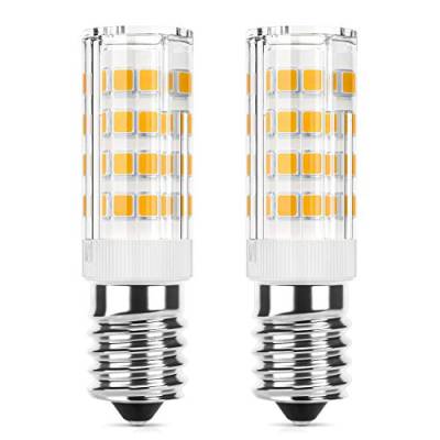 DiCUNO E14 LED Birne 4W für Dunstabzugshaube, ersatz für 40W, warmweiß 3000K, Kühlschranklampe 400LM, Led Mais Birne nicht dimmbar, Schreibtischlampen/Wandlampen, 220-240V, 2er Set von DiCUNO