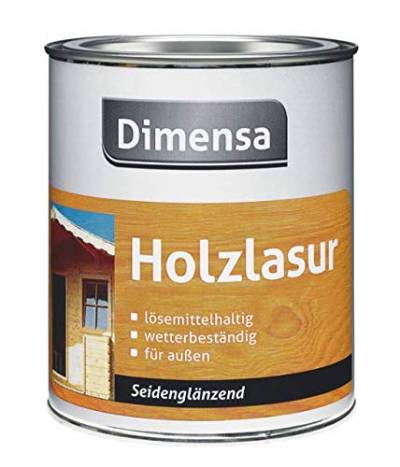 Dimensa Holzlasur - Wetterschutzlasur 0,75L Farblos von Dimensa