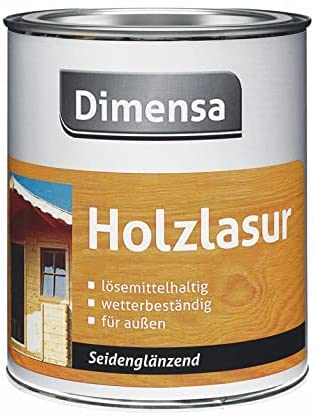 Dimensa Holzlasur für aussen seidenglänzend Farbwahl 5 Liter, Farbe:Riche von Dimensa