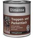 Dimensa Treppen und Parkettllack seidenglänzend Menge:375ml auf Wasserbasis von Dimensa