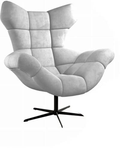 DomiMeble Drehsessel Wohnzimmer Sessel Sensi Ohrensessel XXL Egg Chair - solide und bequem großer Stuhl - Beständigkeit gegen Schmutz und Beschädigung - 360 Grad drehbar - 104 x 84 x 119 cm von DomiMeble