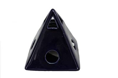 DonRegaloWeb Duftlampe in Pyramidenform aus Keramik, Blau, 12,5 x 12,5 cm, 12,5x12,5 cm von DonRegaloWeb