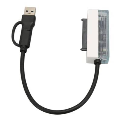 Dpofirs USB zu SATA Adapterkabel, 6 GBit/s Typ C USB 2.0 3.0 auf 2,5 Zoll SATA Festplattenadapterkabel für Laptops, Unterstützt Hot Swap fähig, USB Kabeladapter für 2,5 Zoll Festplatte von Dpofirs