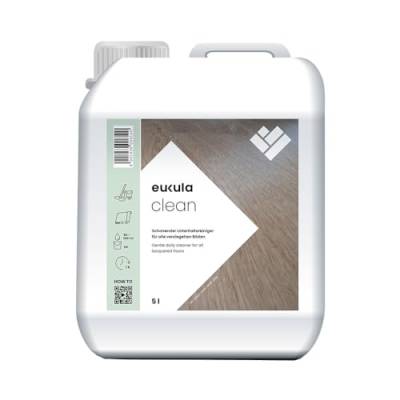 eukula clean 5 L | Reinigung von Holzboden und Korkboden | Holzreiniger für versiegelte & geölte Holz- und Korkfußböden | Parkett Reiniger, Holzboden Reiniger von Dr. Schutz