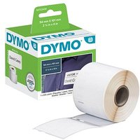DYMO Endlosetikettenrolle für Etikettendrucker S0722430 weiß, 54,0 x 101,0 mm, 1 x 220 Etiketten von Dymo