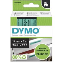 DYMO® Original D1-Schriftband für LabelManager™ 19mm x 7m - schwarz auf grün von Dymo