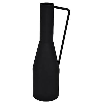 EGLO LIVING Metallvase Miouski, minimalistische Deko Vase mit Griff, Dekovase für Wohnzimmer, Blumenvase aus Metall in Schwarz, Tischdeko 32,5 cm von EGLO LIVING