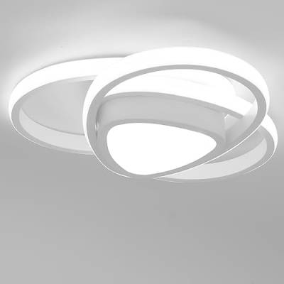 EIDISUNY Moderne LED Deckenleuchte, Moderne Deckenlampe Minimalistische Deckenleuchte LED für Schlafzimmer Flur Wohnzimmer Korridor Aluminium-Deckenleuchten Küchenlampe Flurlampe. 36W Weißem Licht von EIDISUNY