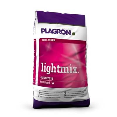 growkingz Plagron Lightmix 50l Plagron Light Mix 50 Liter Pflanzenerde für Indoor und Outdoor mit gratis Düngeschema als Beigabe von ELITE BBQ
