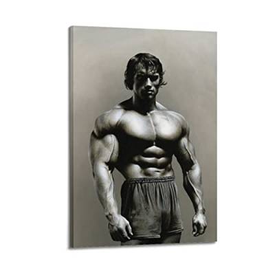 ELedvb Arnold Schwarzenegger Bodybuilding StrongCanvas Poster Dekorative Malerei Leinwand Wandposter und Kunstbild Druck Moderne Familie Schlafzimmer Dekor Poster 30 x 45 cm von ELedvb