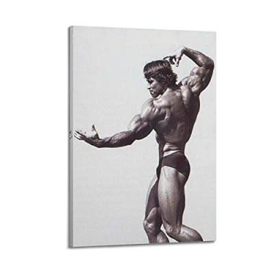 ELedvb Arnold Schwarzenegger BodybuildingLeinwand-Poster, dekoratives Gemälde, Leinwand, Wandposter und Kunstbild, modernes Familien-Schlafzimmer, Dekoration, Poster, 60 x 90 cm von ELedvb