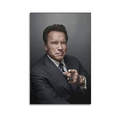 ELedvb Arnold Schwarzenegger Governor, Leinwand-Poster, dekoratives Gemälde, Leinwand, Wandposter und Kunstbild, modernes Familien-Schlafzimmer, Dekoration, Poster, 40 x 60 cm von ELedvb