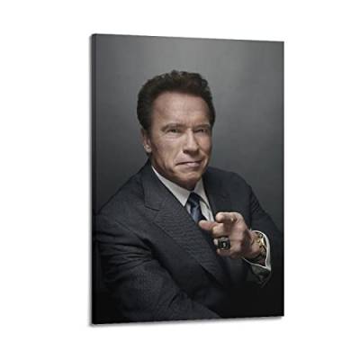 ELedvb Arnold Schwarzenegger Governor, Leinwand-Poster, dekoratives Gemälde, Leinwand, Wandposter und Kunstbild, modernes Familien-Schlafzimmer, Dekoration, Poster, 40 x 60 cm von ELedvb