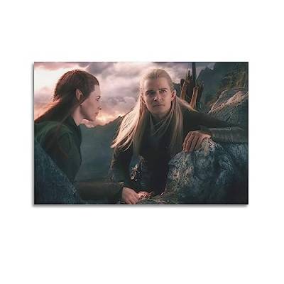 ELedvb Der Hobbit Filmfoto Legolas Leinwandposter Dekorative Gemälde Leinwand Wandposter und Kunstbild Druck Moderne Familie Schlafzimmer Dekor Poster 08x12inch (20x30cm) von ELedvb