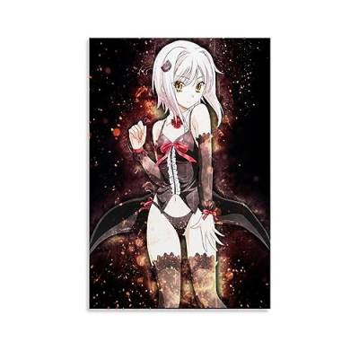 ELedvb HD Anime Poster Is A Hot Girl High School Poster, Leinwand-Poster, dekoratives Gemälde, Leinwand-Wandposter und Kunstdruck, modernes Familienschlafzimmer-Dekor-Poster, 20 x 30 cm von ELedvb