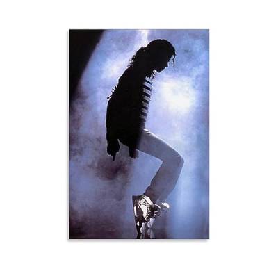 ELedvb Michael Jackson American Male Pop Sänger Poster, Leinwand-Poster, dekoratives Gemälde, Leinwand-Wandposter und Kunstdruck, modernes Familienschlafzimmer-Dekor-Poster, 40 x 60 cm von ELedvb