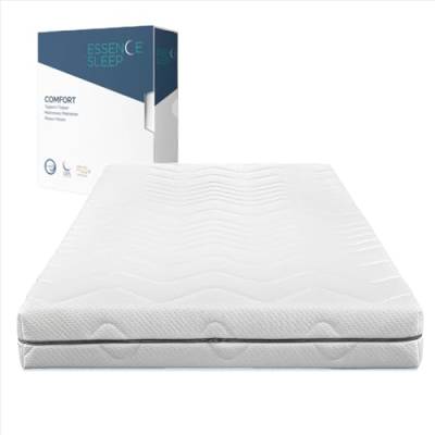 ESSENCE SLEEP Komfortschaummatratze für optimale Schlafunterstützung und antiallergischem sowie antibakteriellem Bezug, 100 x 200 x 14 cm von ESSENCE SLEEP