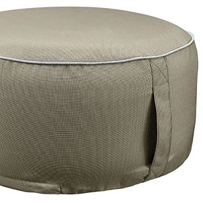 EXNER Outdoor Sitzpouf Sitzkissen B 55 cm x L 25 cm Artikel 100% Polyester (Outdoor), Farbe Toffee von EXNER