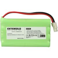 Extensilo - Akku Ersatz für Somfy MB-9.6V 8KR15/51, M3 HR15/51 für Schiebetorantrieb Torantrieb Drehtorantrieb (2000 mAh, 9,6 v, NiMH) von EXTENSILO