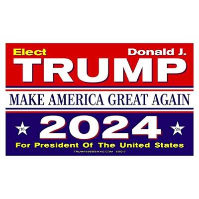 2024 Donald J Aufkleber, 10 Stück Trump Custom Bumper Decal Trump Aufkleber Handyhülle Auto Dekor für Präsidentschaftswahlen von Eayoly