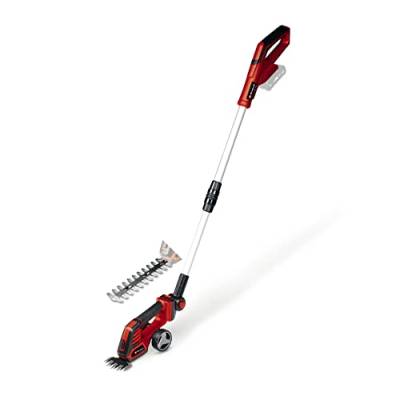 Einhell Akku-Gras- und Strauchschere GE-CG 18/100 Li T-Solo Power X-Change (Li-Ion, 18 V, Teleskopstiel, Schnittbreite Grasschneideblatt 100 mm, Strauchscherenmesser 200 mm, ohne Akku und Ladegerät) von Einhell