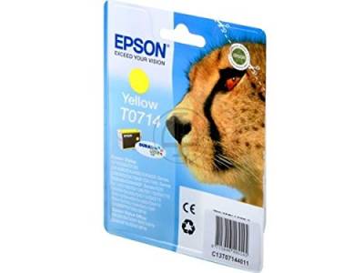 Epson Stylus SX 100 Series (T0714 / C 13 T 07144011) - original - Tintenpatrone gelb - 415 Seiten - 5,5ml von Epson