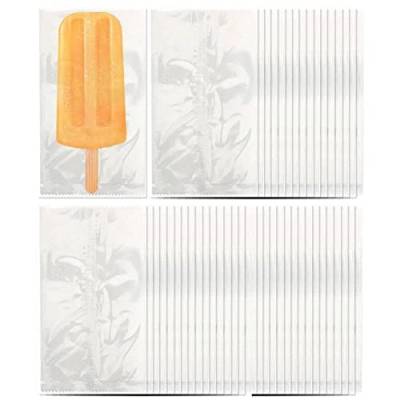 100 Pcs Eisbeutel EIS Am Stiel Stick EIS Am Einweg -Plastik -EIS Am Stiel Bag Transparent EIS Am Stiel, EIS Am Stiel von Ericetion