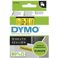DYMO® Original D1-Schriftband für LabelManager™ 12mm x 7m - schwarz auf gelb von Dymo