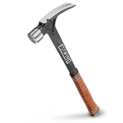 Estwing E19SM Ultra-Rahmenhammer, Leder, gefräst, 540 g von Estwing