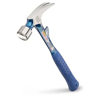 Estwing E6/22T Tischlerhammer mit blauem Vinylgriff, 624 g von Estwing