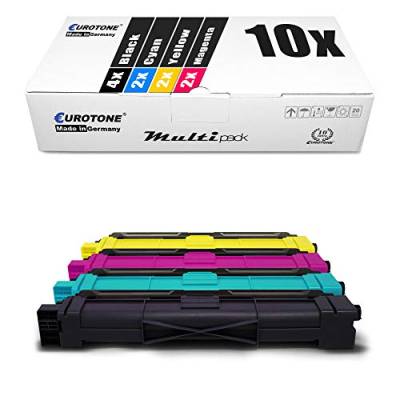 10x Müller Printware Toner im Set kompatibel für Brother HL-L 3210 CW HL-L 3230 HL-L 3270 HL-L 3280 CDW, TN-247K TN-247C TN-247M TN-247Y mit ca. 3.000/2.300 Seiten Füllung von Eurotone