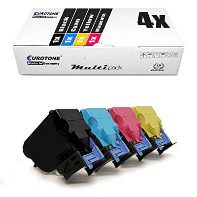 4X Eurotone Toner für Konica Minolta Bizhub C 3350 3850 FS ersetzt TNP48 von Eurotone