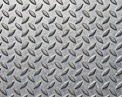 Stahl Riffelblech 3/4.5mm Eisen Platten S235 Tränenblech wählbar Zuschnitt Wunschmaß möglich 100x300mm von Evek
