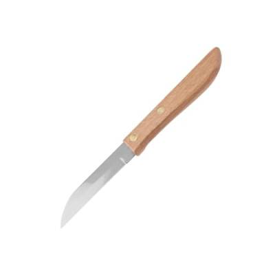 FACKELMANN 41712 Gemüsemesser Nirosta-Grandma´s Knife, Holz, Braun/Silber von Nirosta
