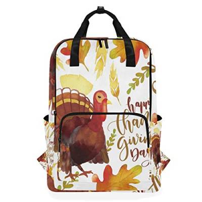 FANTAZIO Trauriger Thanksgiving Truthahn Rucksack Casual Daypack von FANTAZIO