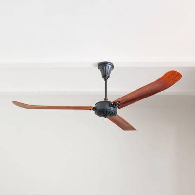 Deckenventilator Aoba XL, AC 3 Flügel, Holz dunkel von FARO BARCELONA