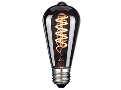 FHL easy! E27 Filament LED Deko Leuchtmittel Kolben Vintage Rauchfarben - 4 Watt, 60 Lumen von FHL easy