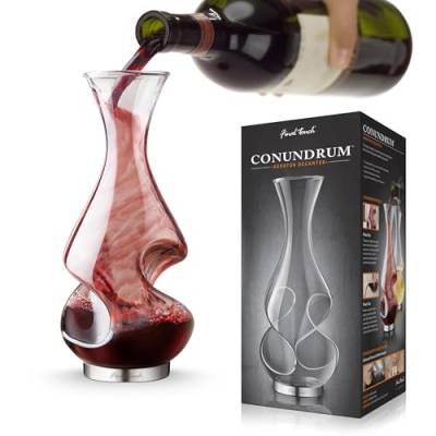 Final Touch Conundrum B00D8ZIYXO Weinbelüfter und Dekanter, Glas (farblos) von Final Touch